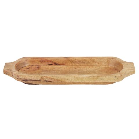 Caleb Mango Wood Serving Tray with Handles