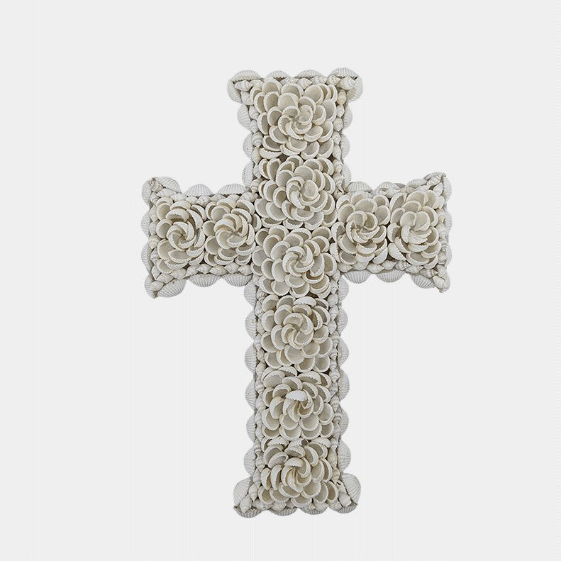 Frangipani Shell Cross