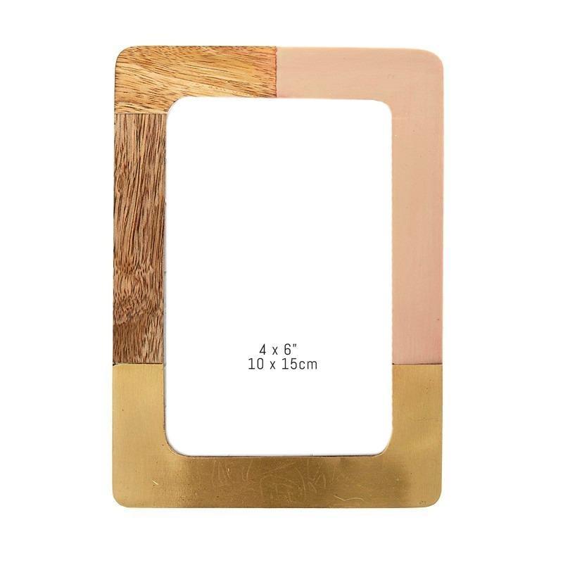 Lavi Wood and Resin Photo Frame