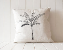 Load image into Gallery viewer, Banana Palm Linen Cushion
