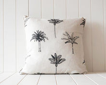 Load image into Gallery viewer, Palm Print Linen Cushion
