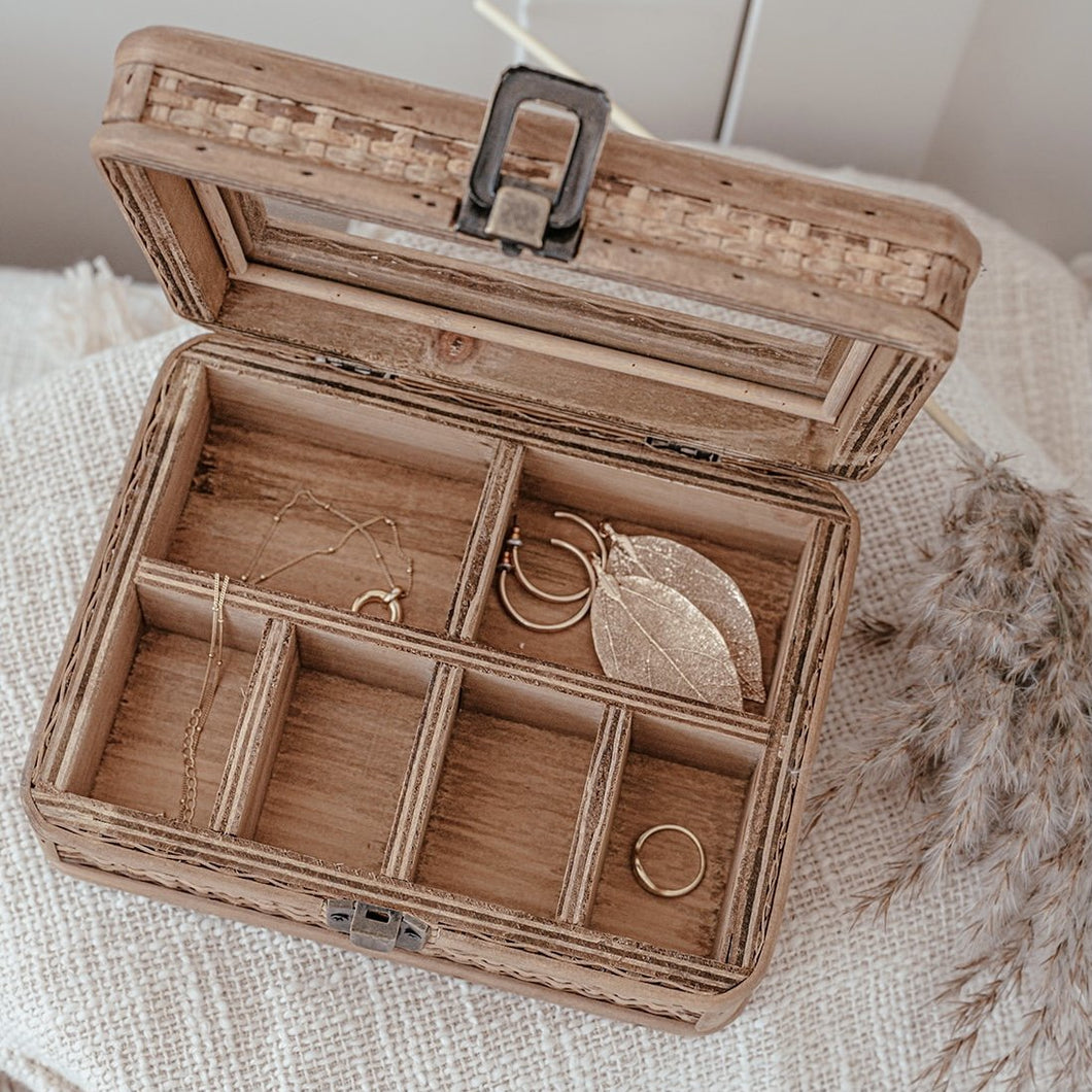 Rayna Rattan Jewellery Box