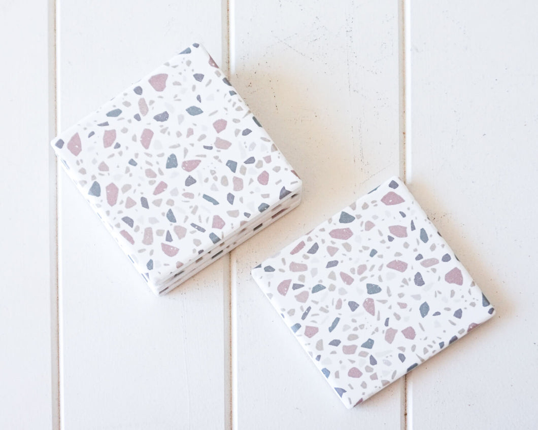 Terrazzo Ceramic Coaster