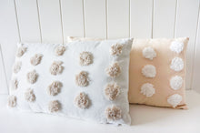 Load image into Gallery viewer, Tufted Spot Cushion Natural on White
