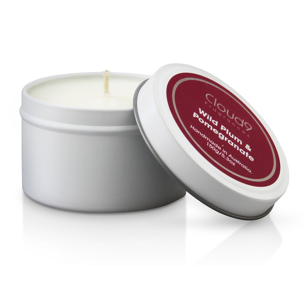 Wild Plum and Pomegranate Scented Candle