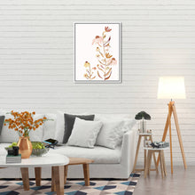 Load image into Gallery viewer, Booie and Ben Winter Bloom Linen Framed Canvas
