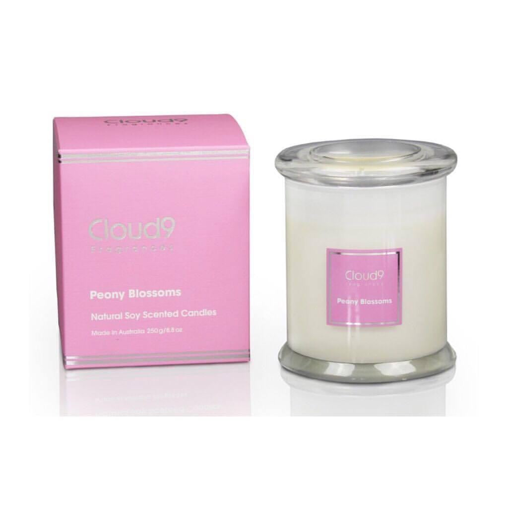 Peony Blossoms Scented Candle