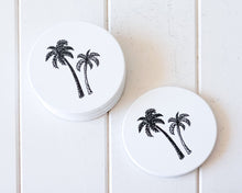 Load image into Gallery viewer, Ceramic Coaster Coco Palm Duo
