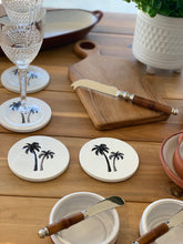 Load image into Gallery viewer, Ceramic Coaster Coco Palm Duo
